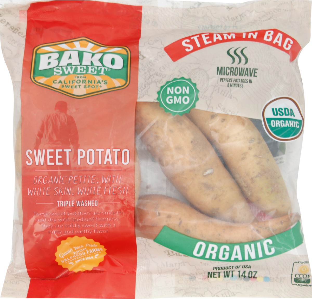 slide 4 of 6, Bako Sweet Organic Sweet Potato 14 oz, 14 oz