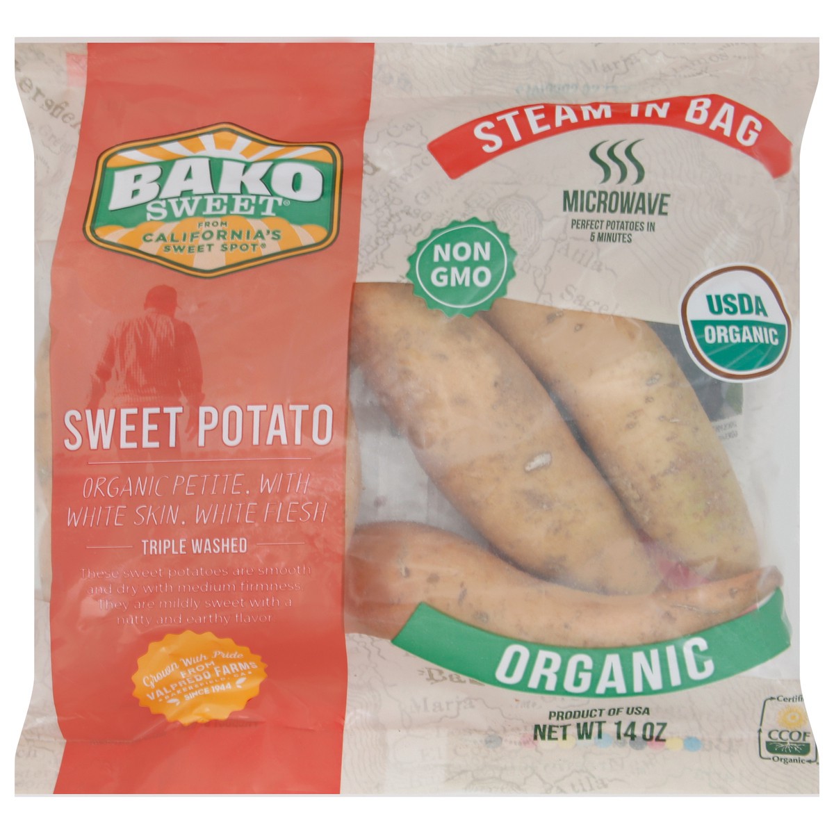 slide 1 of 6, Bako Sweet Organic Sweet Potato 14 oz, 14 oz