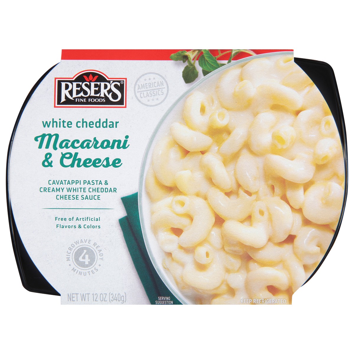 slide 1 of 10, Reser's Macaroni & Cheese, White Cheddar, 12 oz