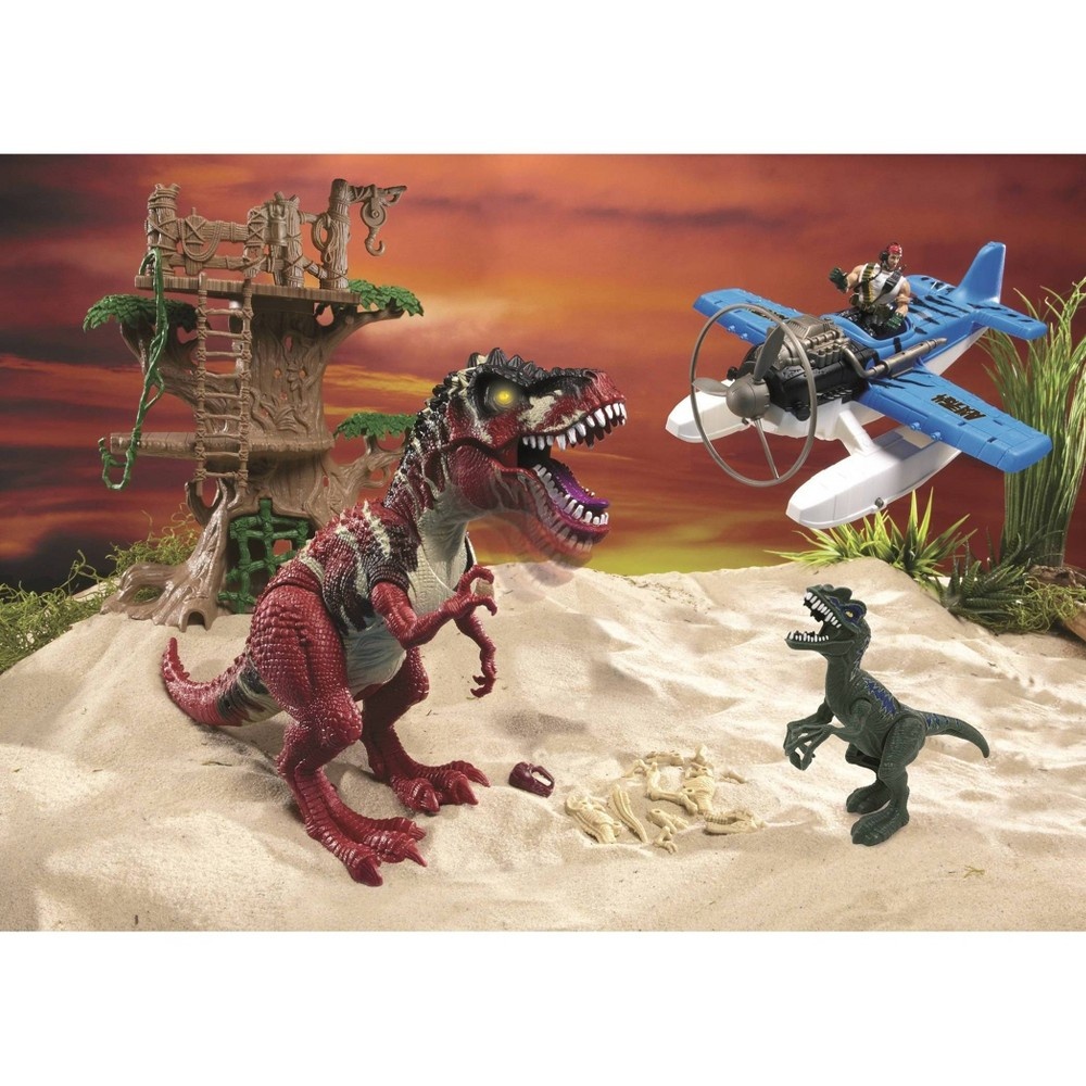 slide 2 of 4, Animal Planet Extreme T-Rex Adventure Playset, 1 ct