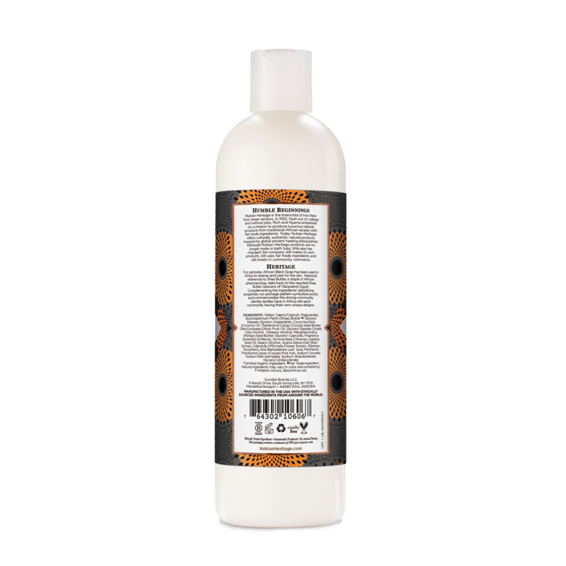 slide 3 of 3, Nubian Heritage Body Lotion African Black Soap, 13 oz, 13 oz