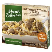slide 9 of 17, Marie Callender's Swedish Meatballs & Pasta, Meal to Share, Frozen Meal, 26 oz., 26 oz