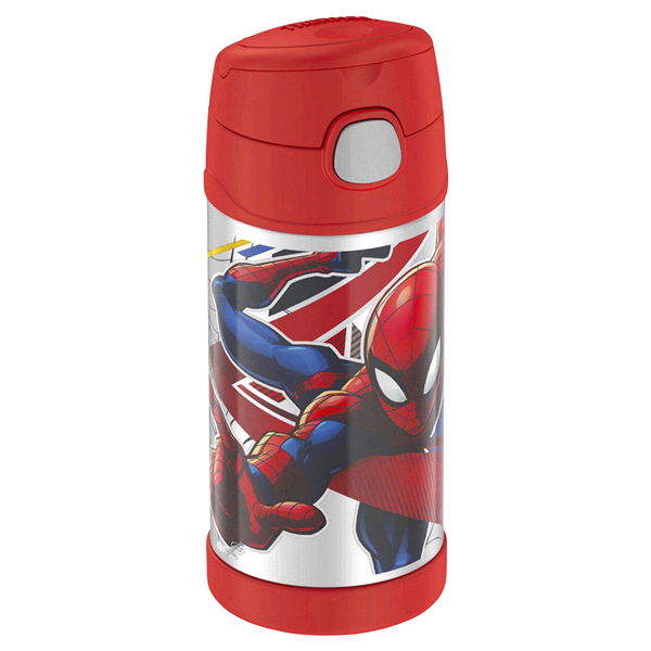 slide 1 of 1, Thermos Ultimate Spider-Man Web Warriors FUNtainer Bottle, 12 oz