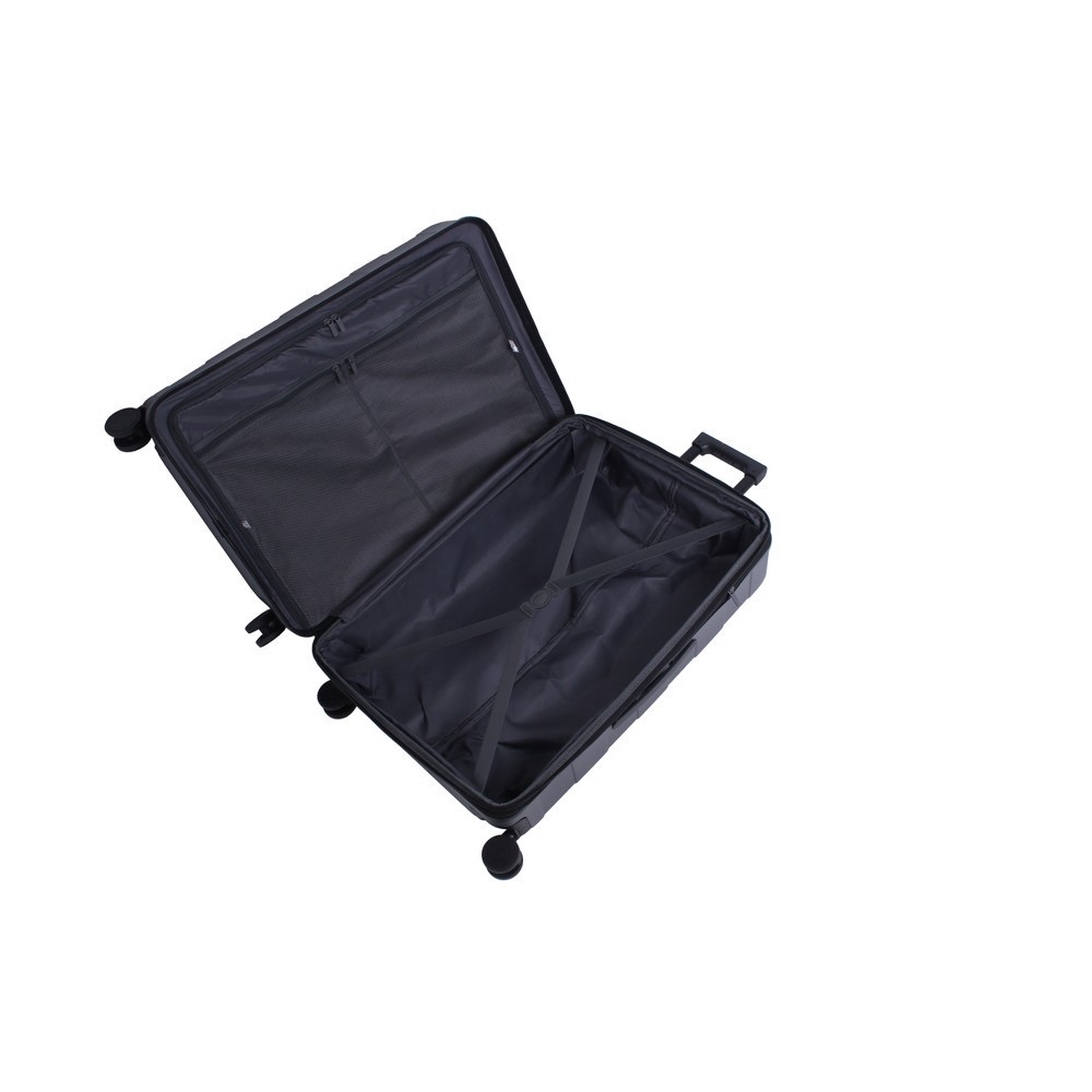 Hardside Large Checked Spinner Suitcase Heather Gray Made By Design 1 ct Shipt