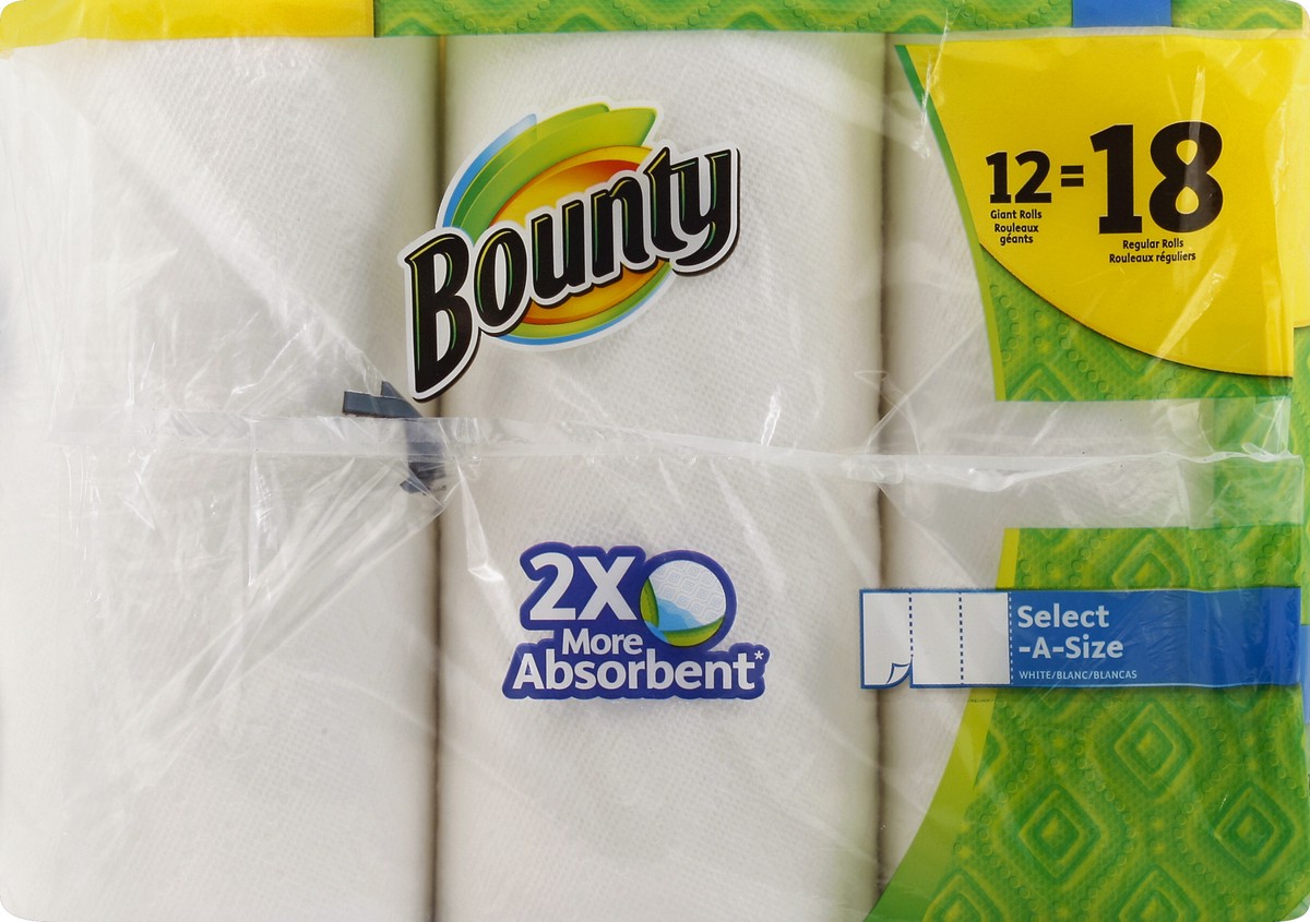 slide 2 of 5, Bounty Paper Towels 12 ea, 12 ct