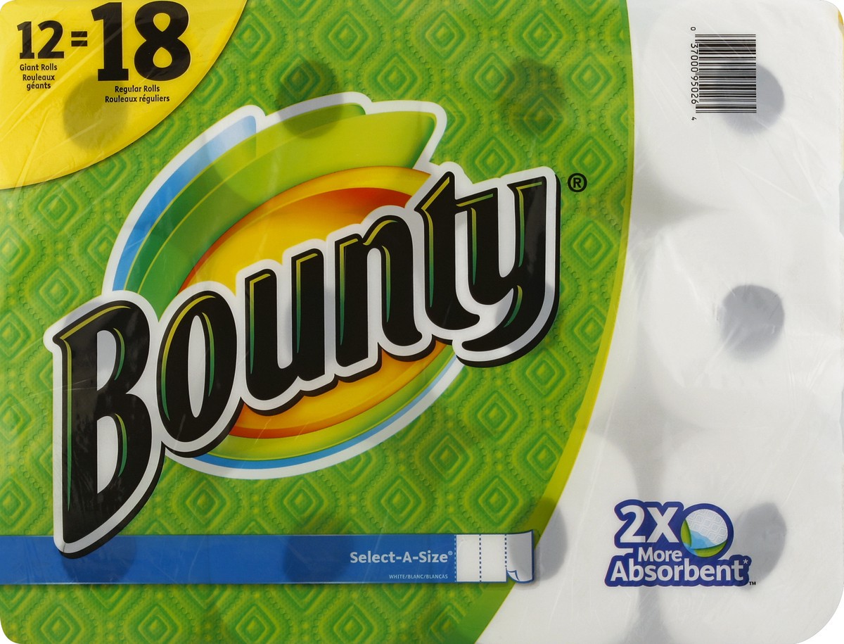 slide 3 of 5, Bounty Paper Towels 12 ea, 12 ct