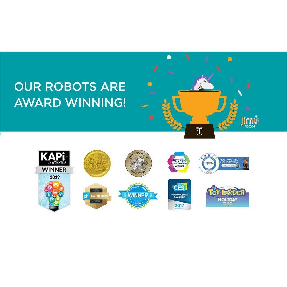 slide 4 of 6, UBTECH Jimu Robot UnicornBot Kit, 1 ct