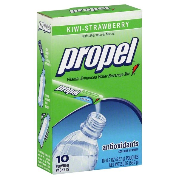 slide 1 of 1, Propel Powder Packets Strawberrykiwi, 1 ct