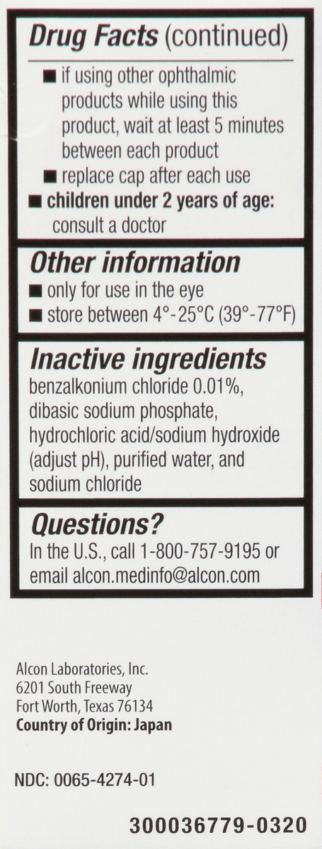 slide 5 of 9, Pataday Twice Daily Relief 0.17 fl oz, 0.17 fl oz