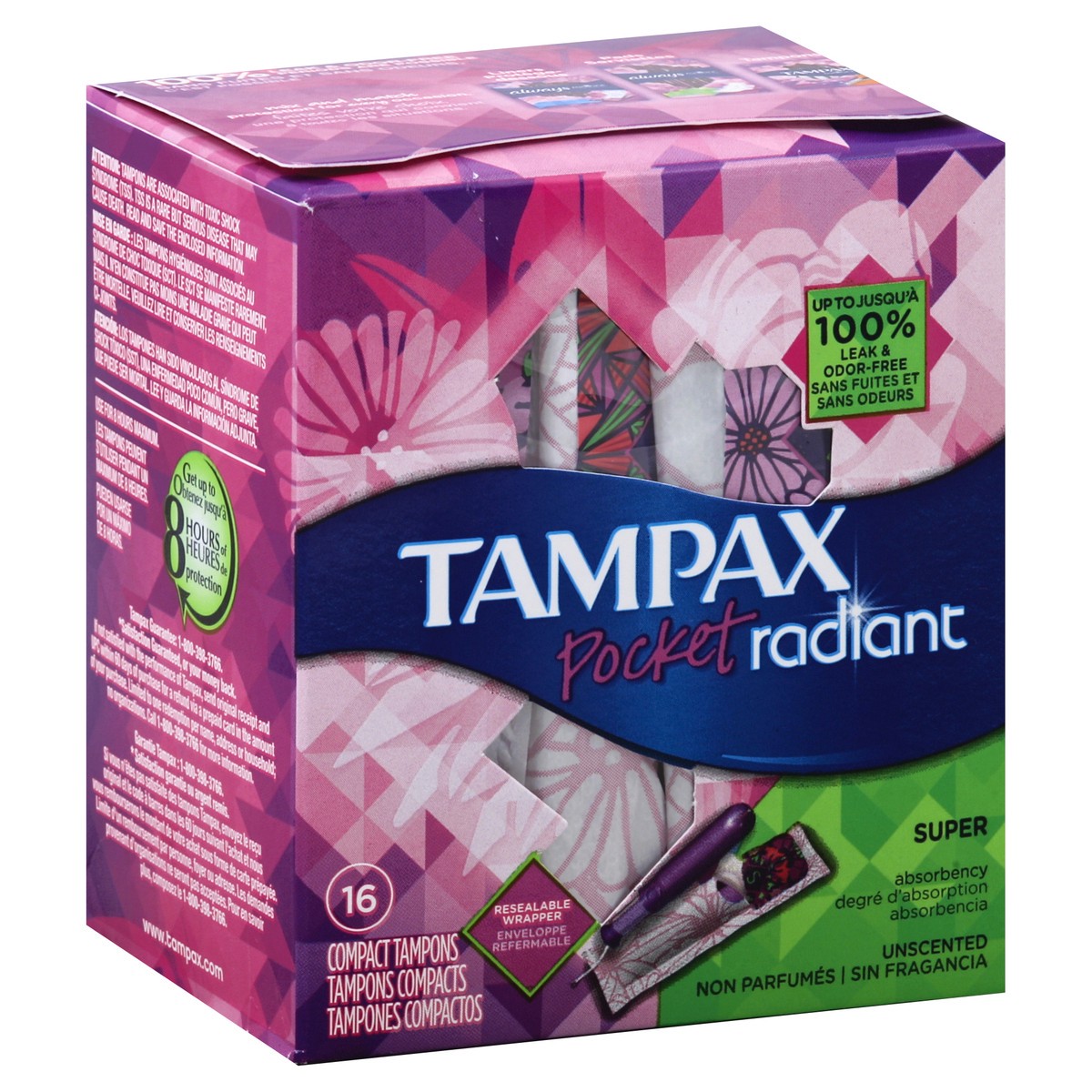 slide 2 of 5, Tampax Tampons 16 ea, 16 ct