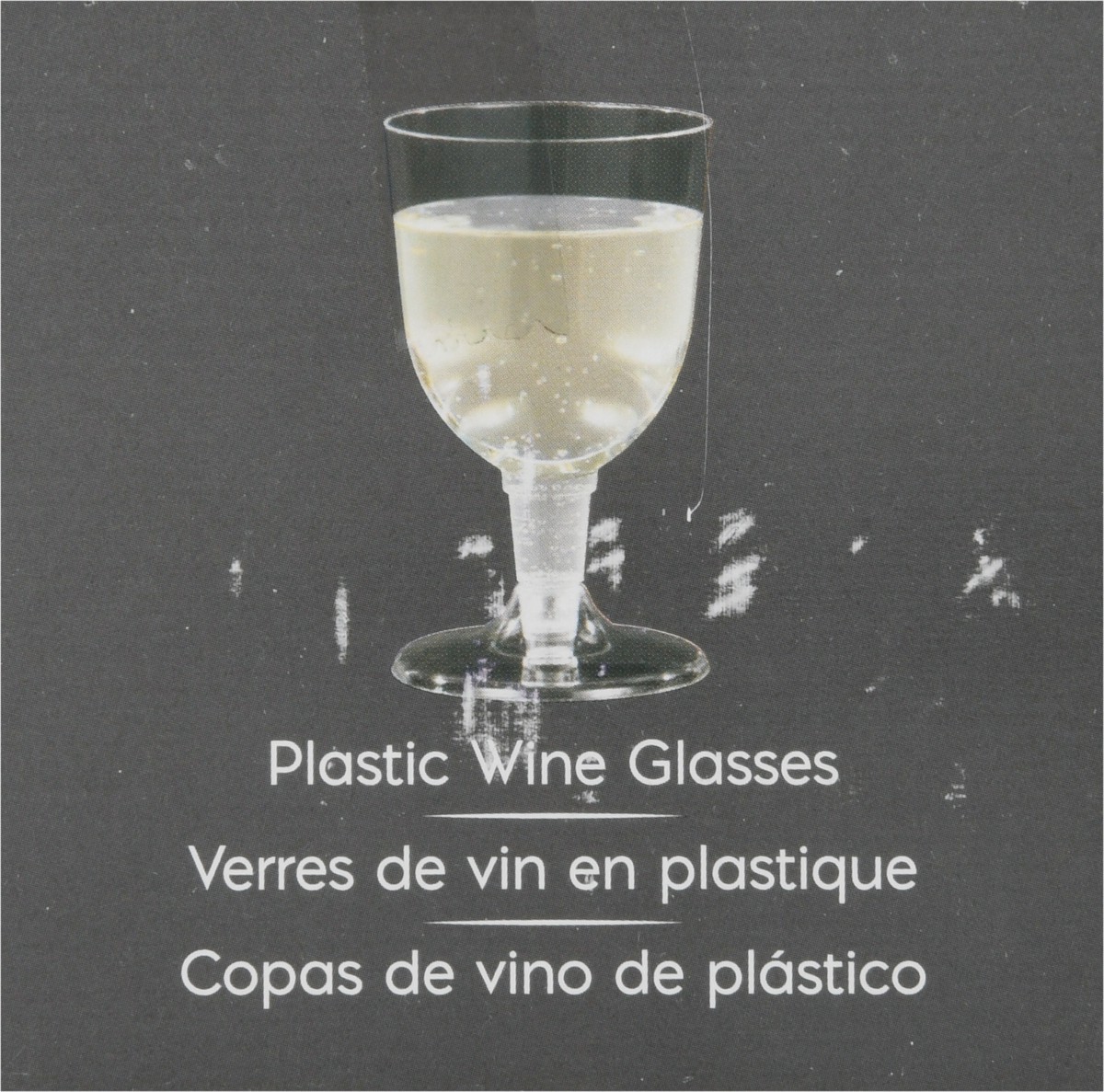 slide 9 of 9, Sensations Plastic 5 Ounce Wine Glasses 6 ea, 6 ct