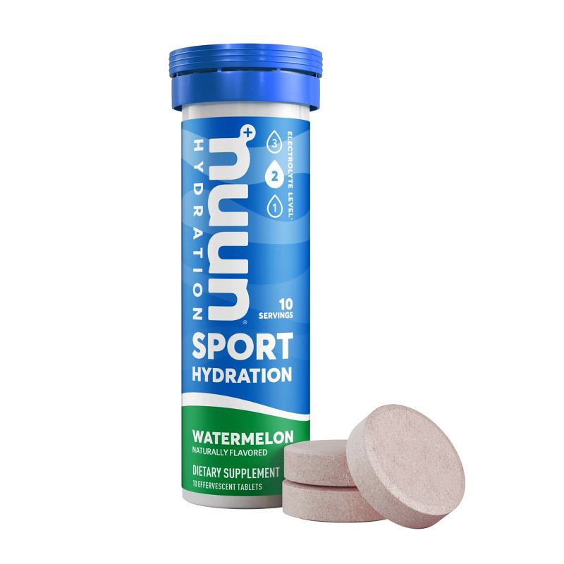 slide 1 of 8, nuun Hydration Sport Drink Vegan Tabs - Watermelon - 10ct, 10 ct