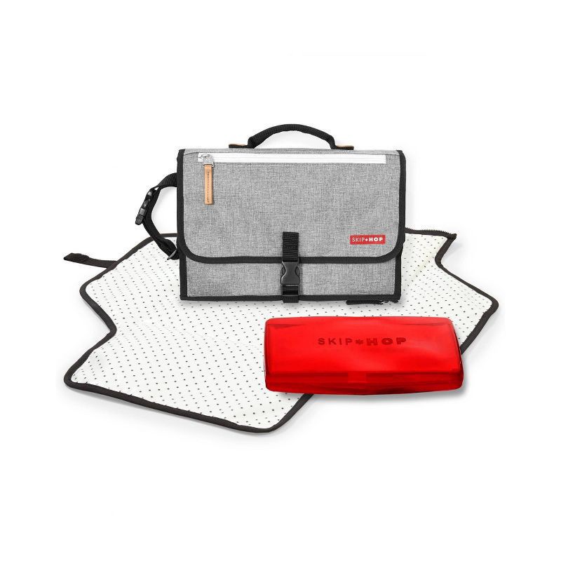 slide 3 of 12, Skip Hop Pronto Baby Changing Station - Gray Melange, 1 ct