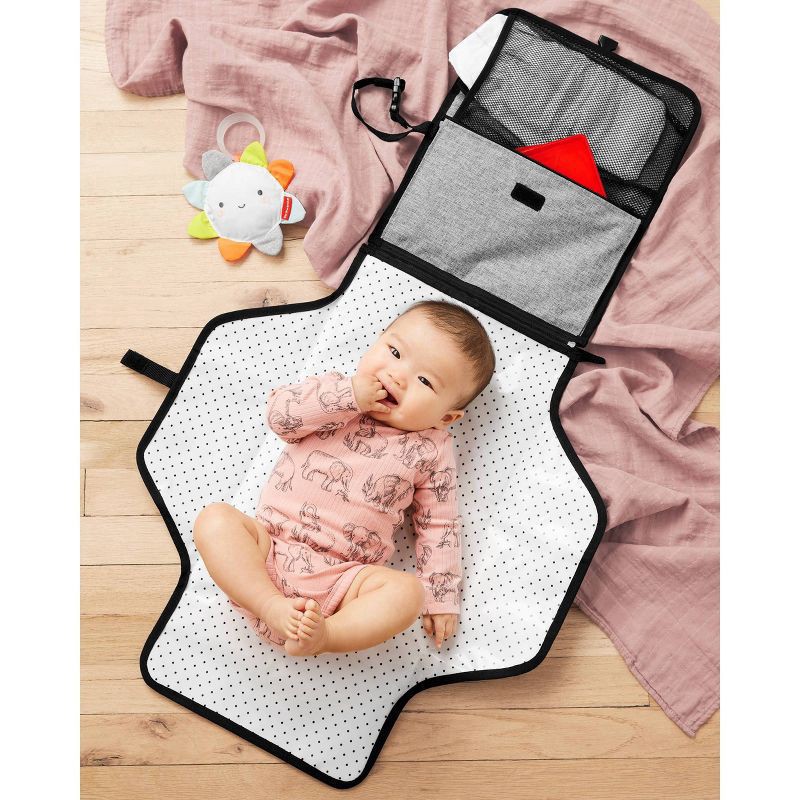 slide 4 of 12, Skip Hop Pronto Baby Changing Station - Gray Melange, 1 ct