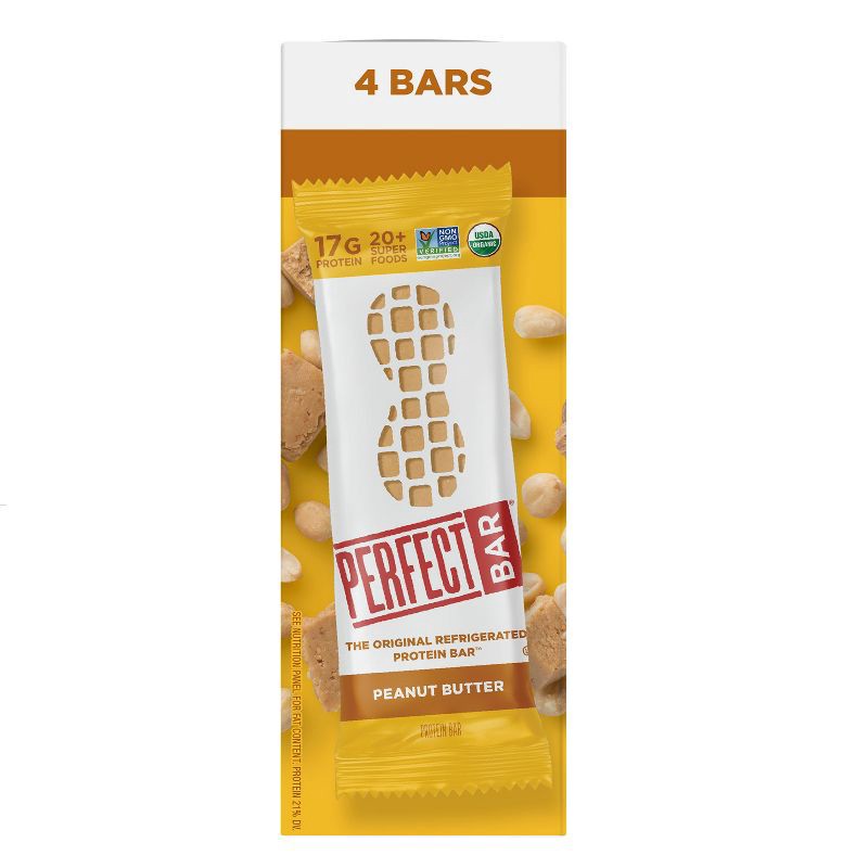 slide 12 of 12, Perfect Bar Peanut Butter Protein Bar - 10oz/4ct, 4 ct; 10 oz