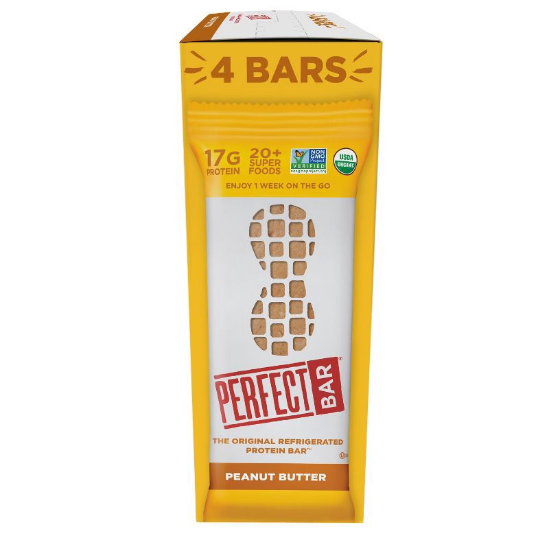 slide 4 of 12, Perfect Bar Peanut Butter Protein Bar - 10oz/4ct, 4 ct; 10 oz