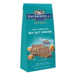 GHIRARDELLI Milk Chocolate Sea Salt Caramel Candy SQUARES - 6.3oz