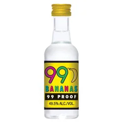 99 Brand 99 Bananas Liqueur - 50ml Plastic Bottle