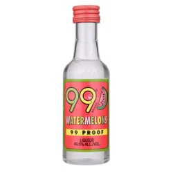 99 Brand 99 Watermelons Liqueur - 50ml Plastic Bottle