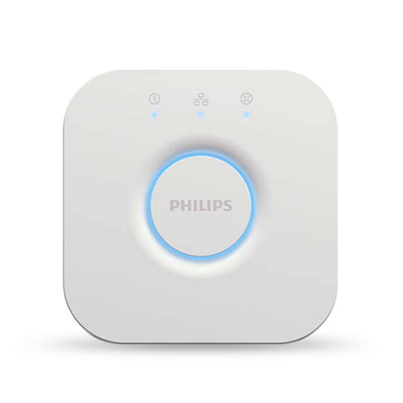 slide 2 of 5, Philips Gen 2 Hue Bridge: Plastic, No Switch, Requires Hardwiring, Light Switch, 2-Year Warranty, 1 ct