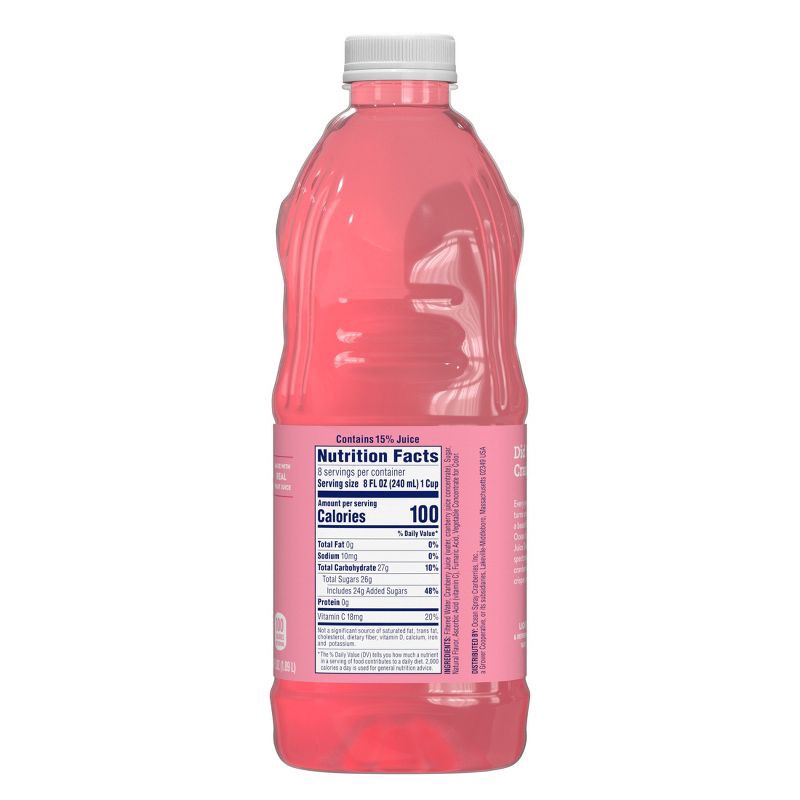 slide 5 of 5, Ocean Spray Pink Cranberry Juice - 64 fl oz Bottle, 64 fl oz