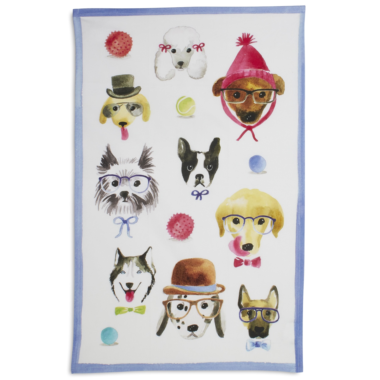 slide 1 of 1, Sur La Table Dog Kitchen Towel, 28 in x 18 in