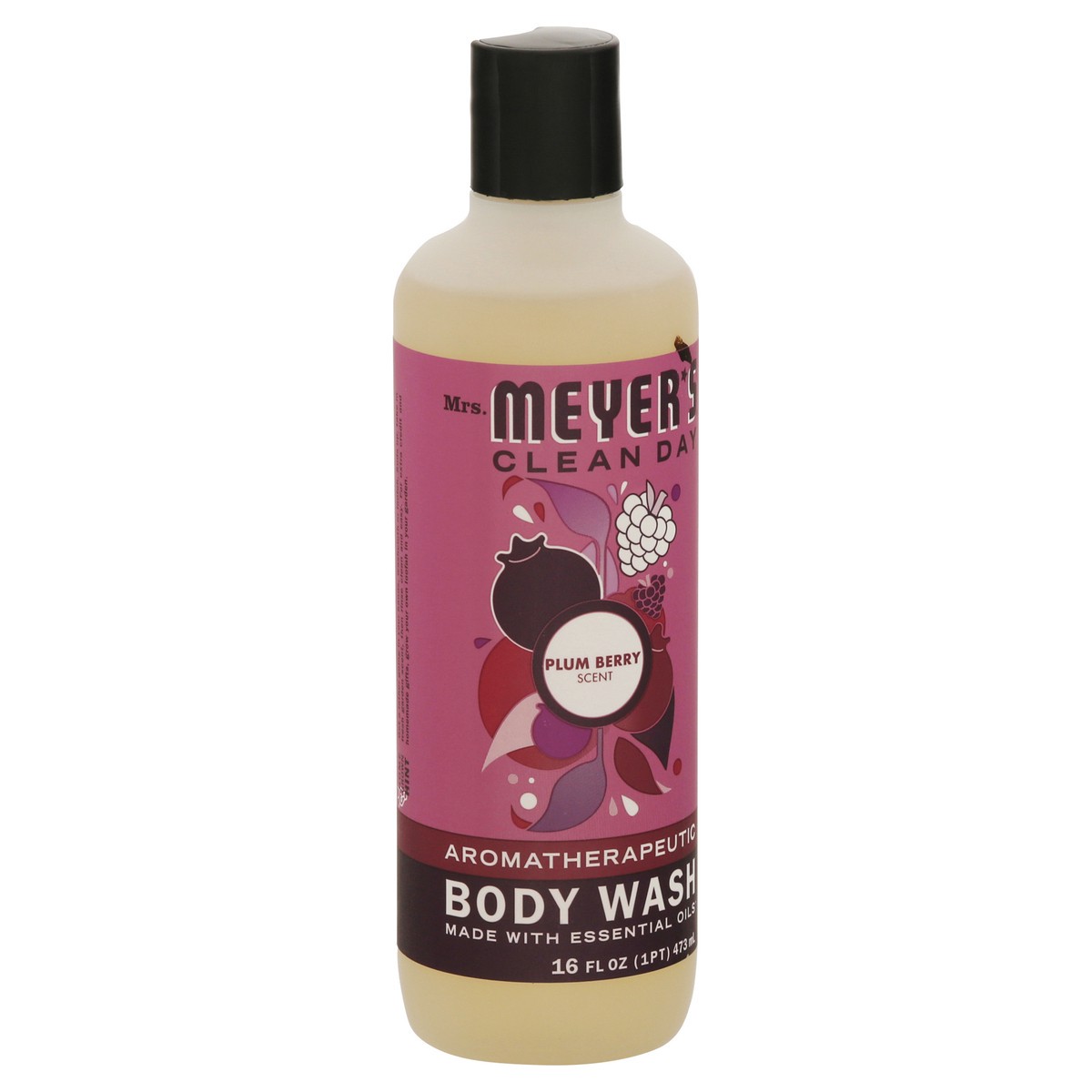slide 2 of 9, Mrs. Meyer's Clean Day Plum Berry Scent Body Wash 16 fl oz, 16 fl oz