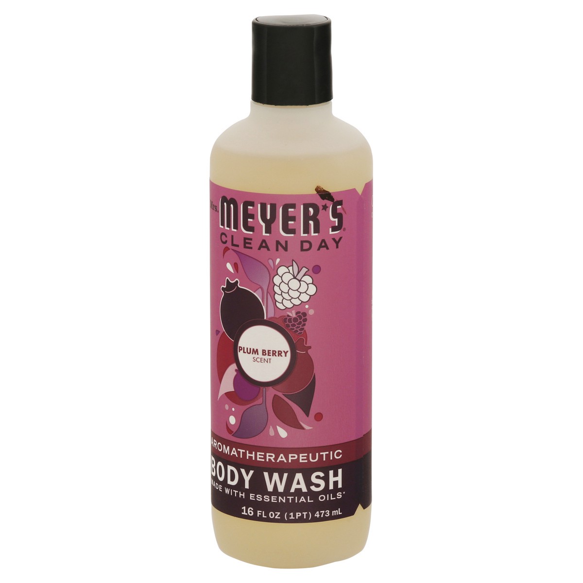 slide 3 of 9, Mrs. Meyer's Clean Day Plum Berry Scent Body Wash 16 fl oz, 16 fl oz