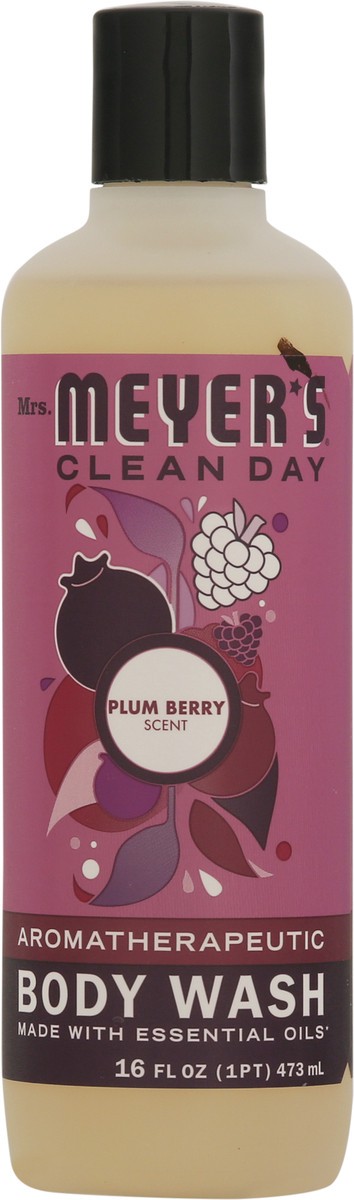 slide 6 of 9, Mrs. Meyer's Clean Day Plum Berry Scent Body Wash 16 fl oz, 16 fl oz