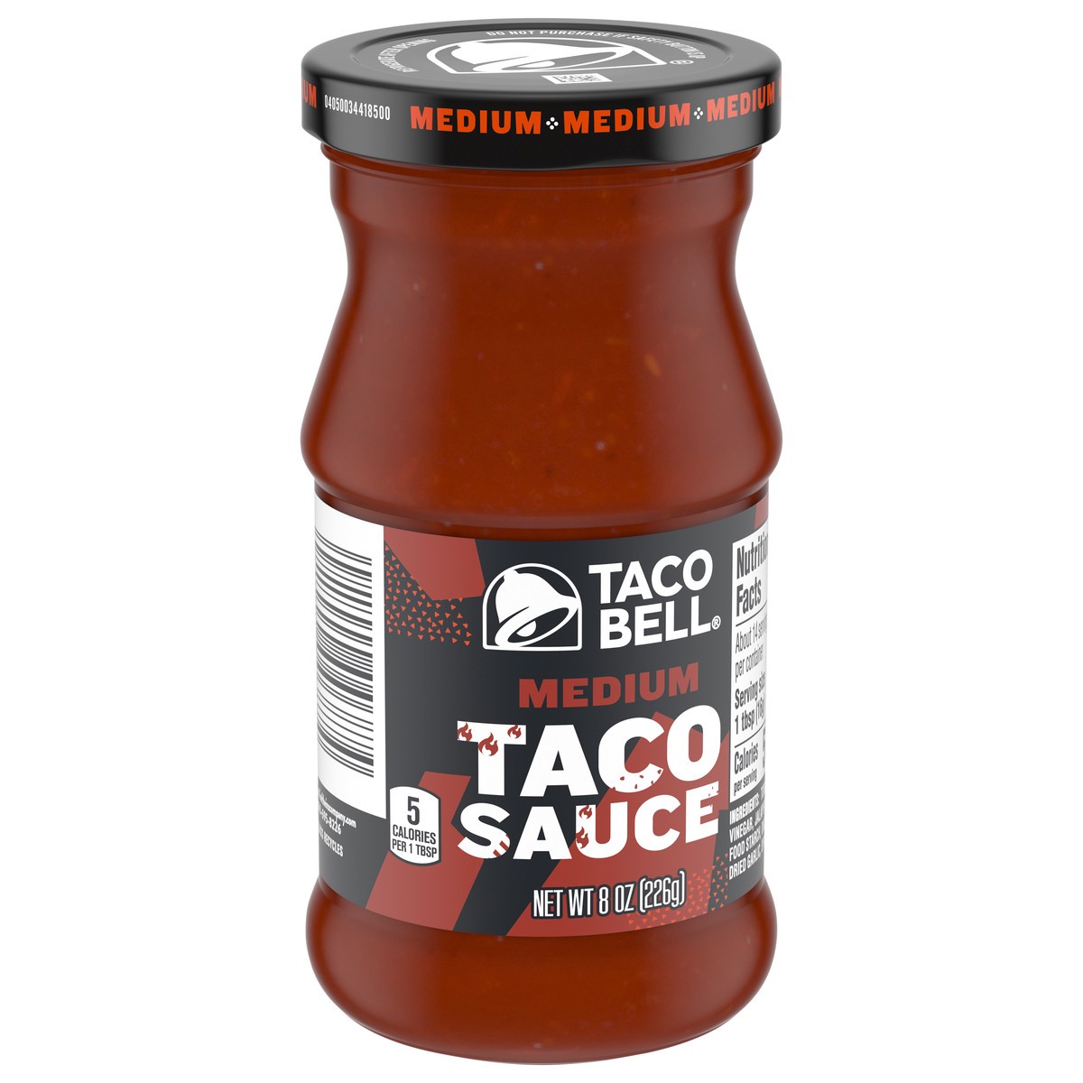 slide 7 of 11, Taco Bell Taco Sauce Medium, 8 oz