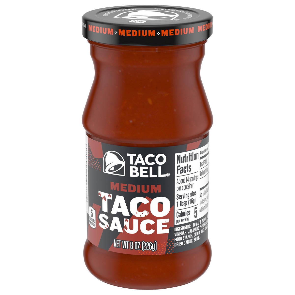 slide 3 of 11, Taco Bell Taco Sauce Medium, 8 oz
