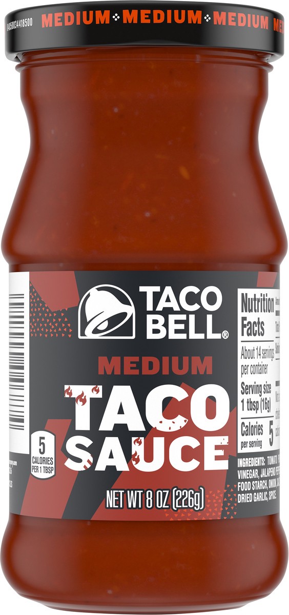 slide 4 of 11, Taco Bell Taco Sauce Medium, 8 oz