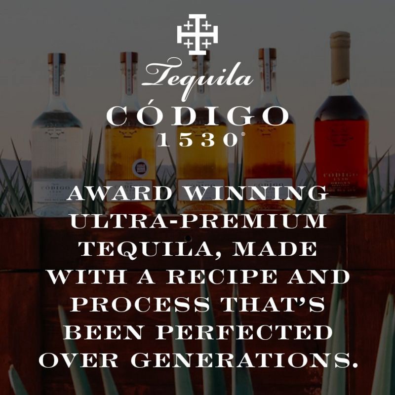 slide 5 of 8, Codigo 1530 Blanco Tequila - 375ml Bottle, 375 ml