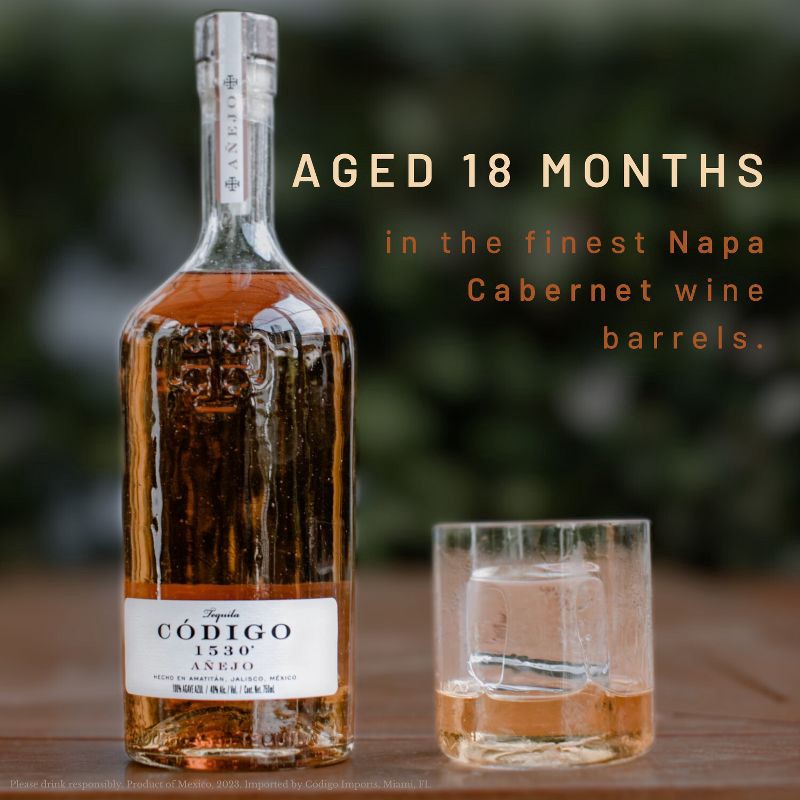 slide 2 of 9, Codigo 1530 Anejo Tequila - 375ml Bottle, 375 ml