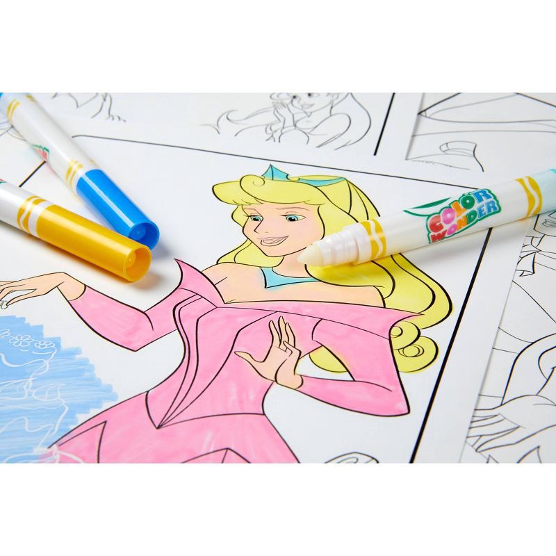 slide 4 of 5, Crayola Color Wonder Disney Princess Coloring Page Set: Mess-Free, Non-Toxic, Creative Thinking, 18 Pages, Ages 3+, 1 ct