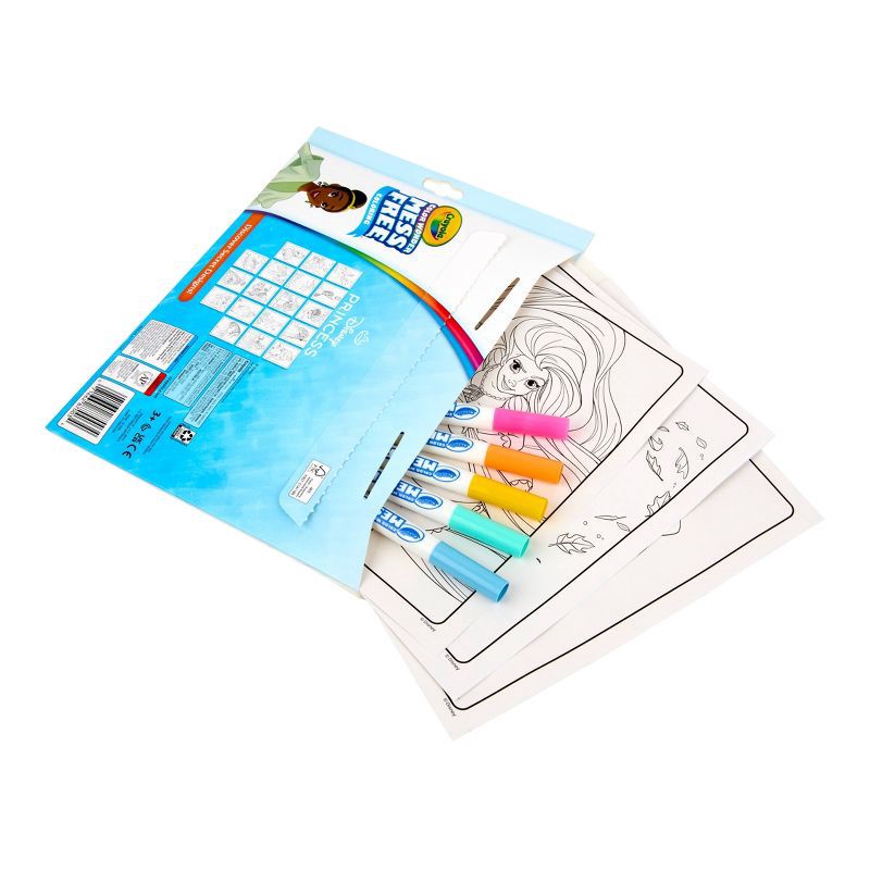 slide 4 of 5, Crayola Color Wonder Disney Princess Coloring Page Set: Mess-Free, Non-Toxic, Creative Thinking, 18 Pages, Ages 3+, 1 ct