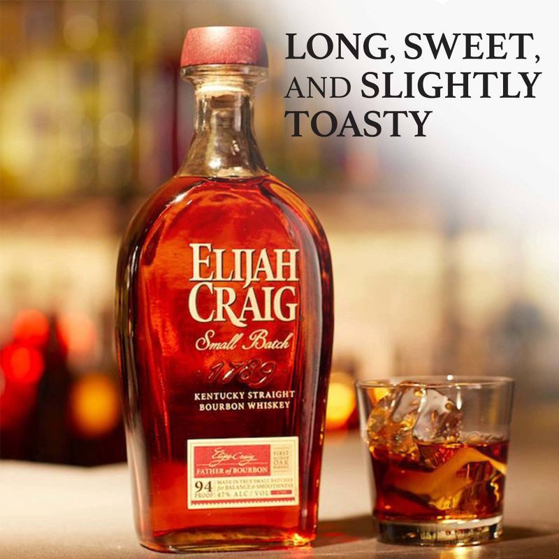 slide 6 of 10, Elijah Craig Bourbon Whiskey - 375ml Bottle, 375 ml