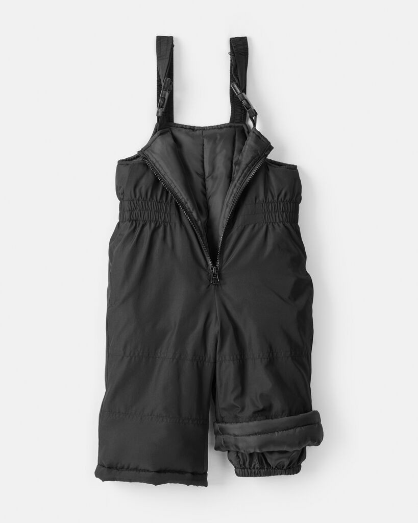 slide 3 of 5, Carter's Carters Baby Boy 2-Piece Color Block Hooded Snowsuit Jacket & Bib Set - Brown/Black Multi 24M, 2 pc