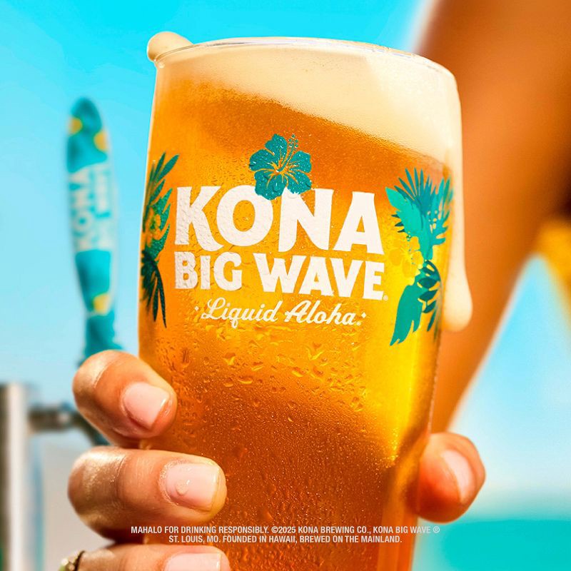 slide 6 of 8, Kona Brewing Co. Kona Big Wave Golden Ale Beer - 18pk/12 fl oz Cans, 18 ct; 12 fl oz