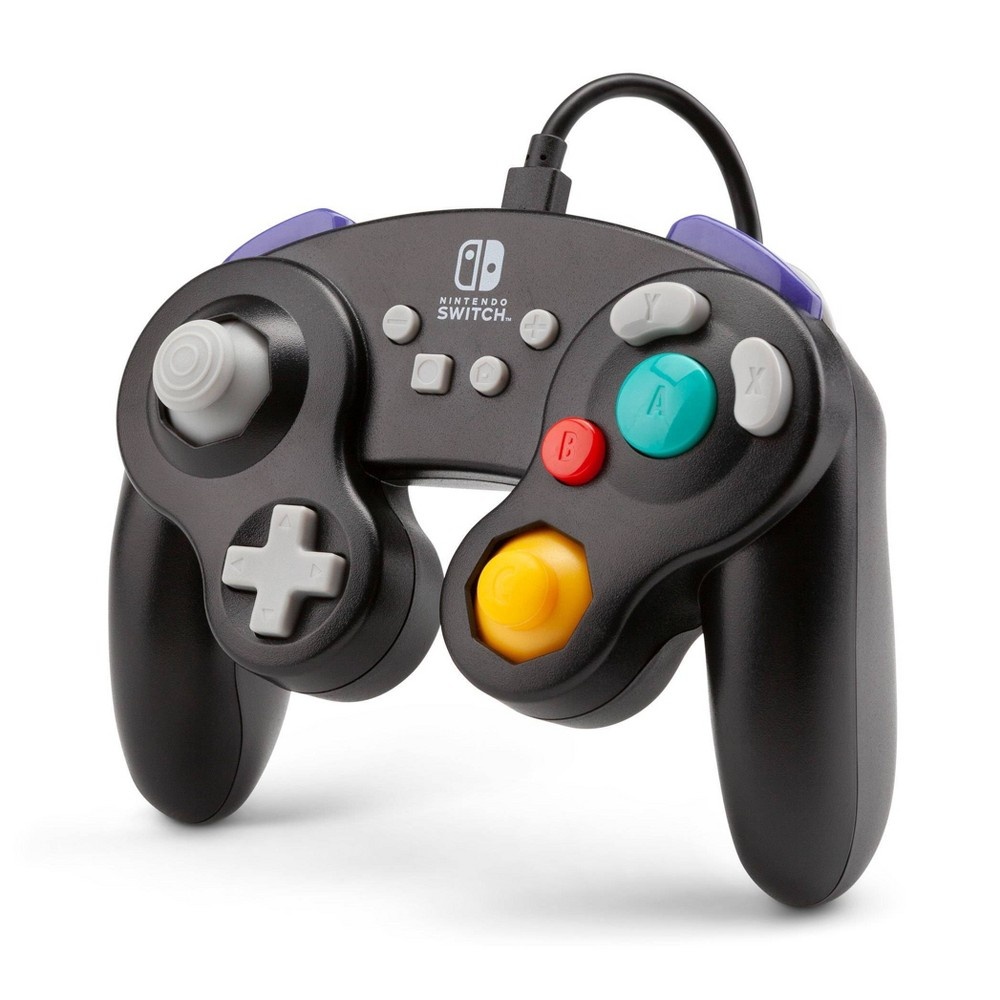 slide 11 of 11, PowerA Wired GameCube Controller for Nintendo Switch - Black, 1 ct