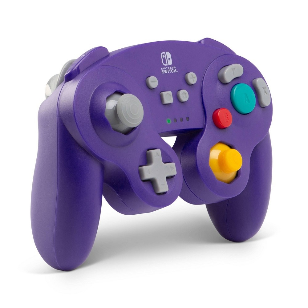 slide 3 of 9, PowerA Wireless Gamecube Controller for Nintendo Switch - Purple, 1 ct