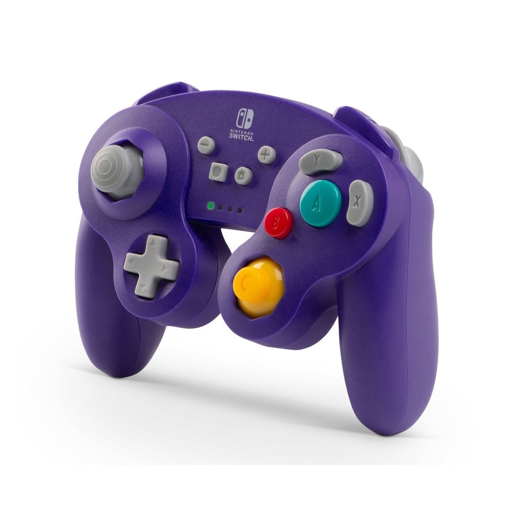 slide 6 of 9, PowerA Wireless Gamecube Controller for Nintendo Switch - Purple, 1 ct