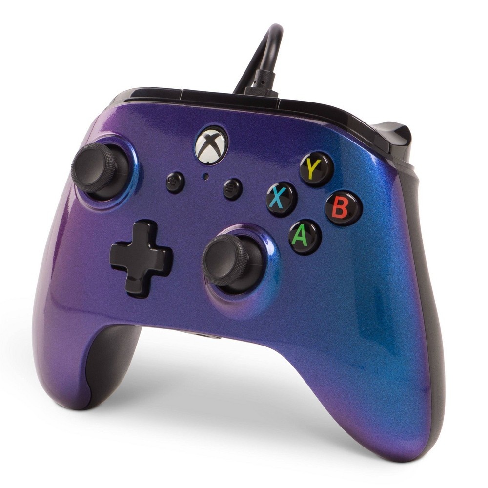 slide 8 of 11, PowerA Enhanced Wired Controller for Xbox One/Series X - Cosmos Nebula, 1 ct