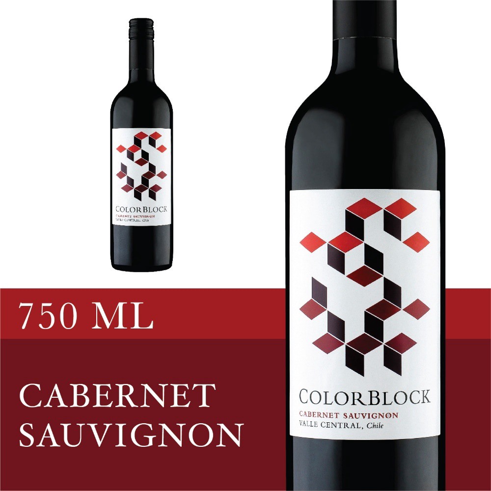 slide 5 of 6, Color Block Cabernet Sauvignon, 750 ml