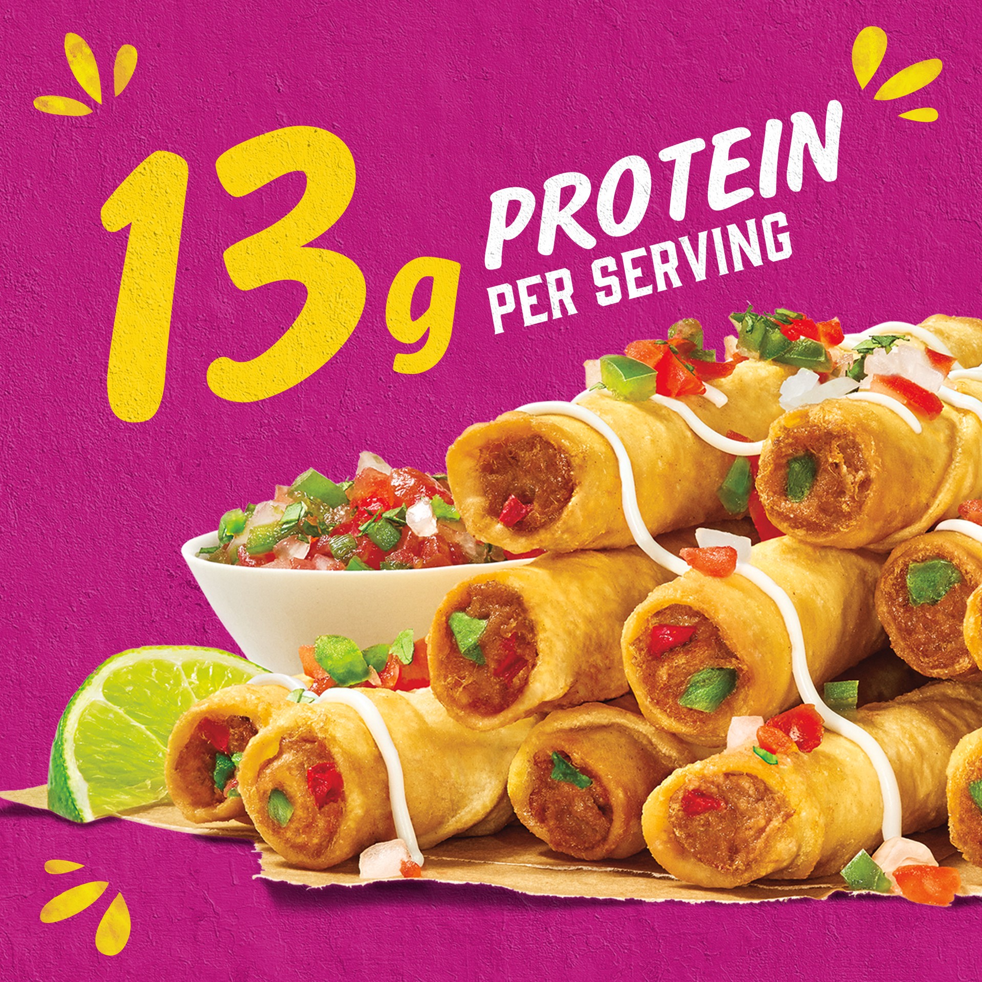 slide 3 of 5, Delimex Beef & Cheese Taquitos Frozen Snacks, 18 ct Box, 18 ct