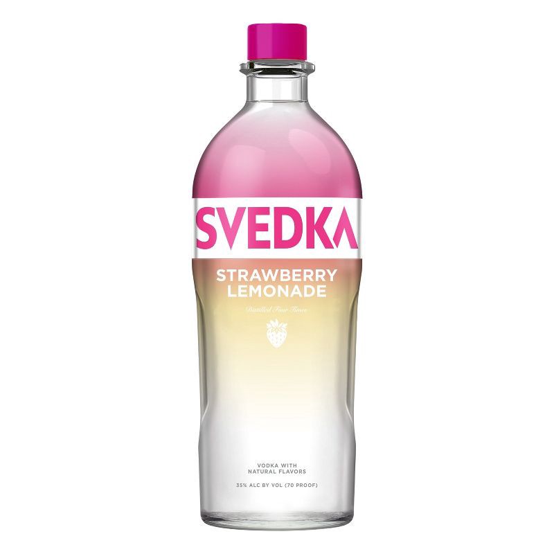 slide 1 of 7, SVEDKA Strawberry Lemonade Flavored Vodka - 1.75L Bottle, 1.75 liter