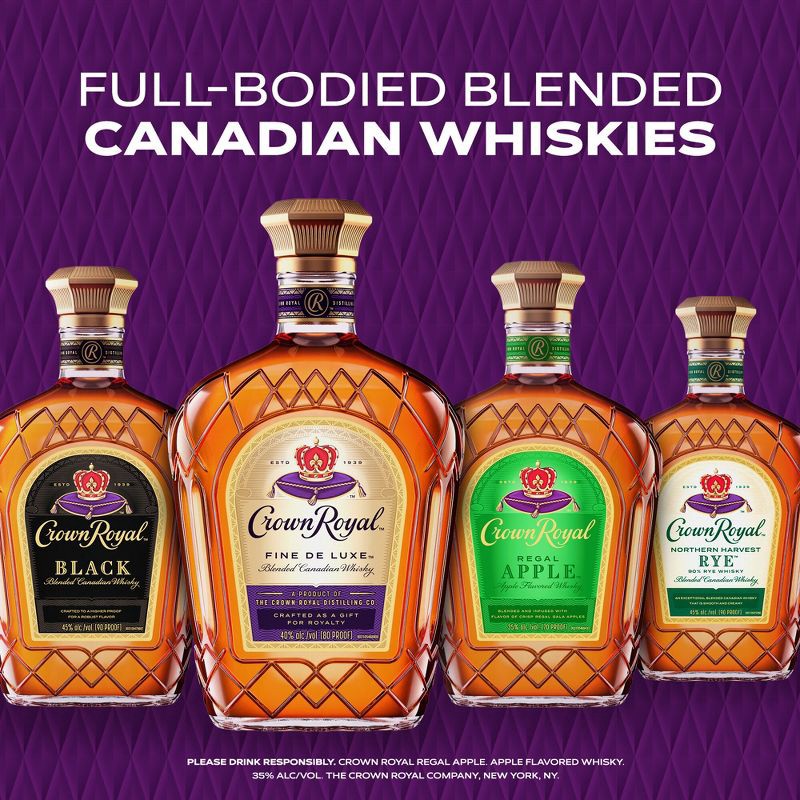 slide 6 of 10, Crown Royal Regal Apple Flavored Canadian Whisky - 50ml Plastic Bottle, 50 ml