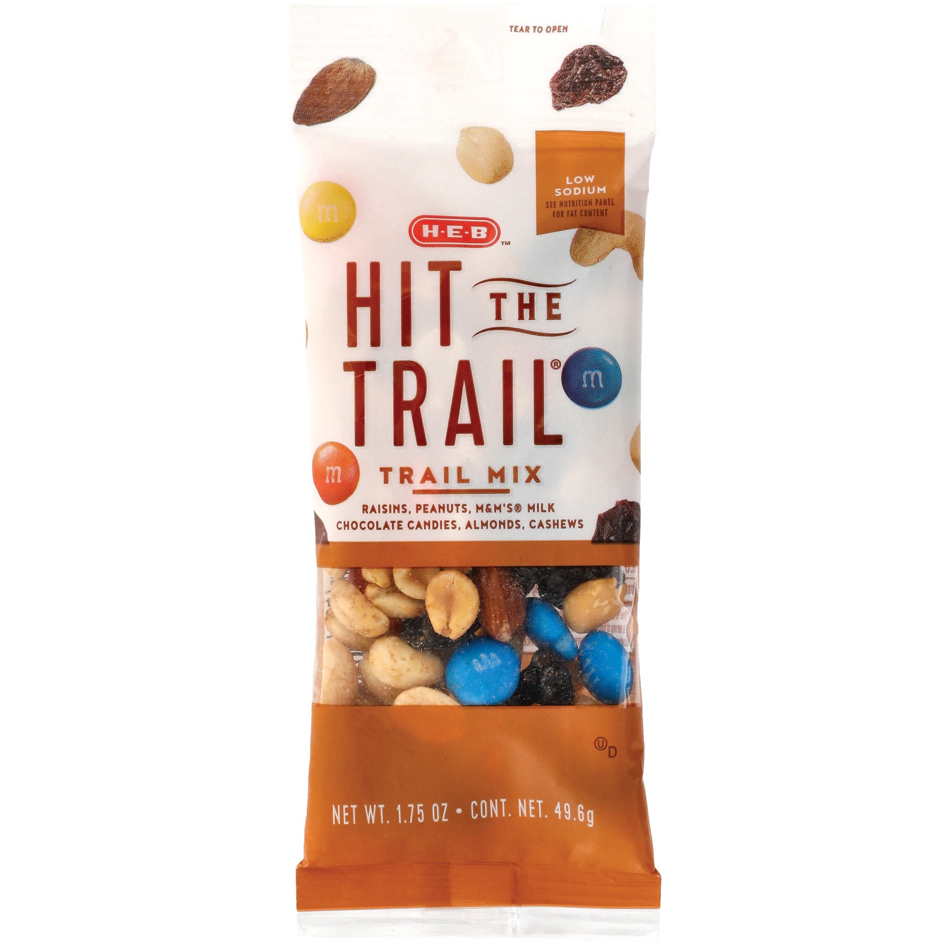 slide 1 of 1, H-E-B Select Ingredients Hit The Trail Trail Mix, 1.75 oz