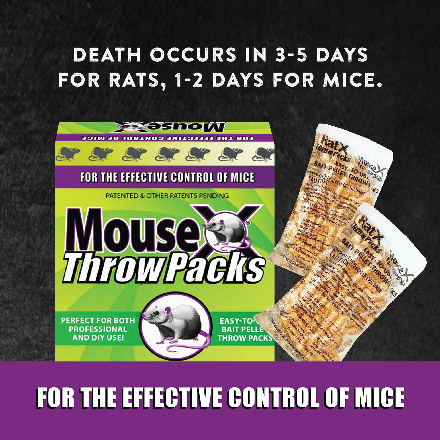 slide 4 of 5, MouseX 6-Count Throw Packs Mouse Killer, 6 ct
