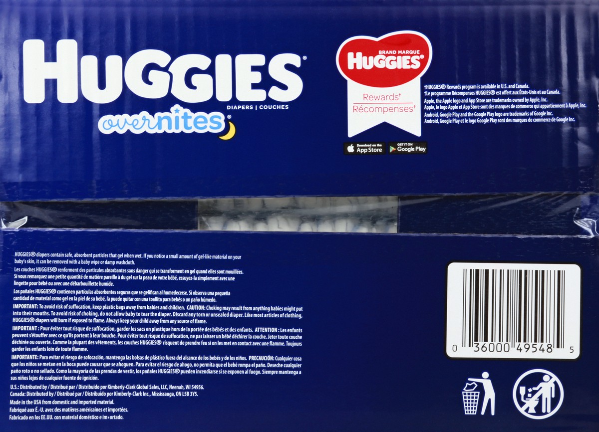 slide 9 of 9, Huggies Over Nites Disney Baby 5 (Over 27 lb) Diapers 58 ea, 58 ct